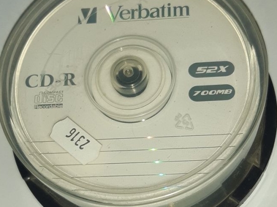Pack 25 CD-R VERBATIM 52x 700MB